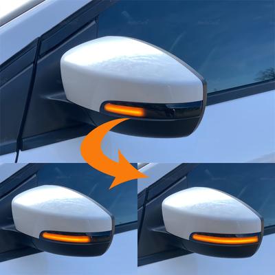 Pour Ford Kuga Escape EcoSport 2013-18 Clignotant dynamique à LED bicolore Rétroviseur latéral Indicateur séquentiel
