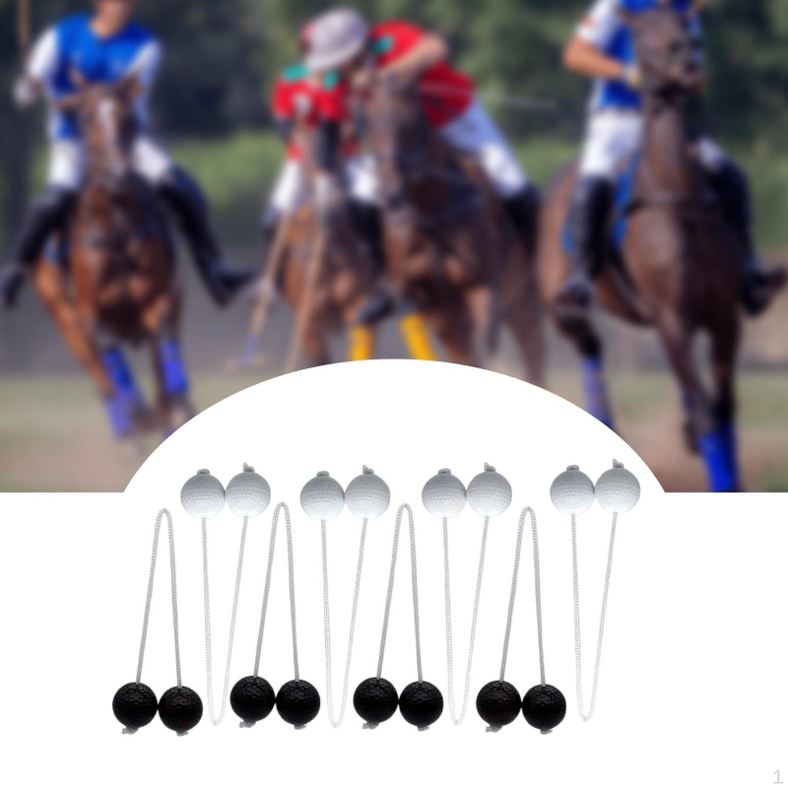 

8 штук мячей для гольфа игрушка дворовая игра диаметр 4,2 см для детей взрослых семьи метание замена Black and White