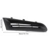 Car Front Bumper Open Vent Grilles for Clio MK3 05-09 Intake Fog Light Grill Cover Replace 7701208684 Left/Right Side