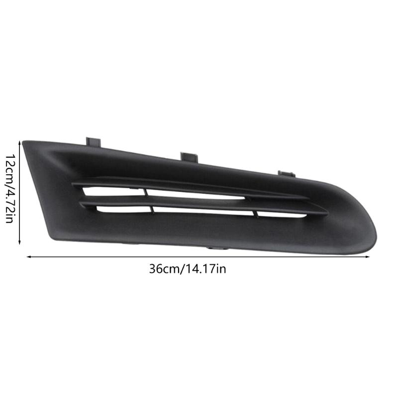 Car Front Bumper Open Vent Grilles for Clio MK3 05-09 Intake Fog Light Grill Cover Replace 7701208684 Left/Right Side