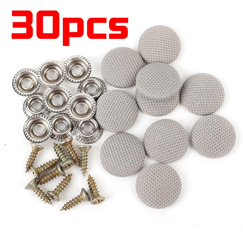 Car Interior Roof Buckles Headliner Ceiling Cloth Fixing Screw Care Fabric Buckle Rivets Retainer Cap Repair Automotive Part