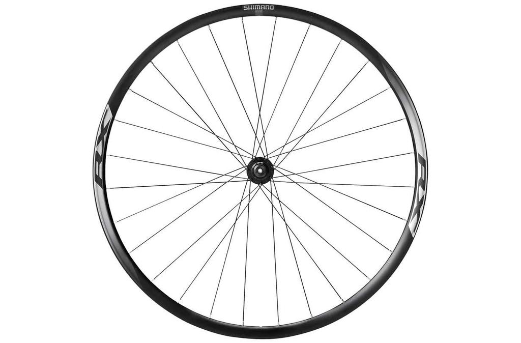 SHIMANO Roată cu disc de drum QR față compatibilă cu rotorul Center Lock negru EWHRX010FDAB WH-RX010-F