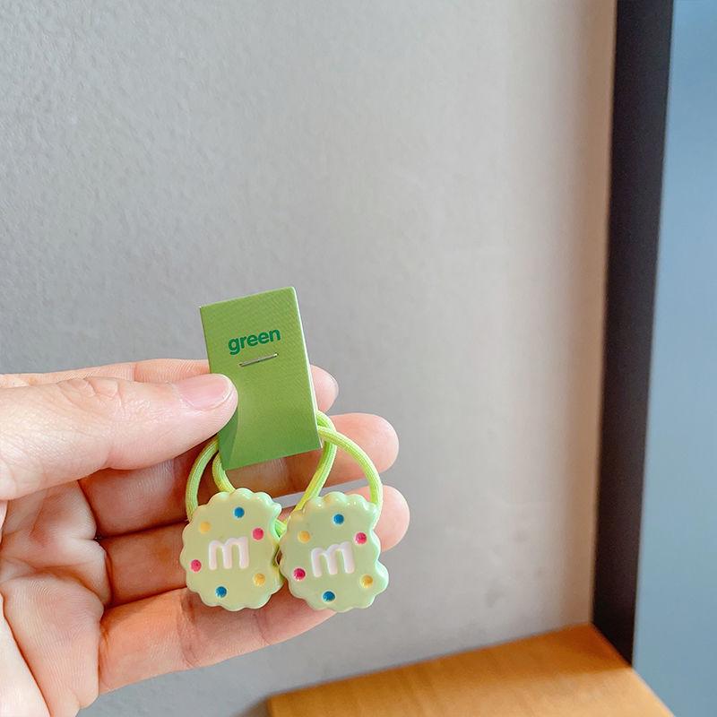 Children's Cute Candy Biscuit Elastic Hair Ties - Baby Hair Accessories