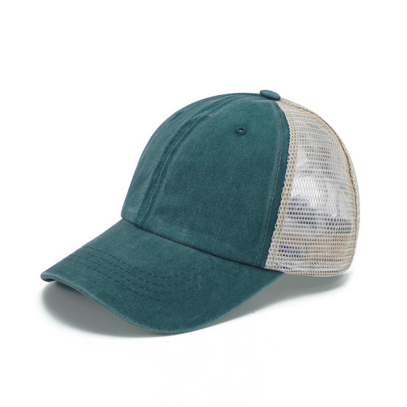 Vintage Distressed Dad Hat with Embroidered Logo – Soft Brim, Flat Bill Baseball Cap