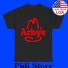Arby's Logo Black T-shirt Ship From USA T-shirt