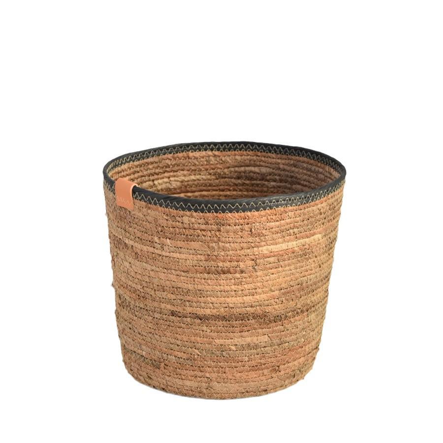 Handmade Nordic Rattan Woven Basket for Toys, Laundry, or Balcony Storage
