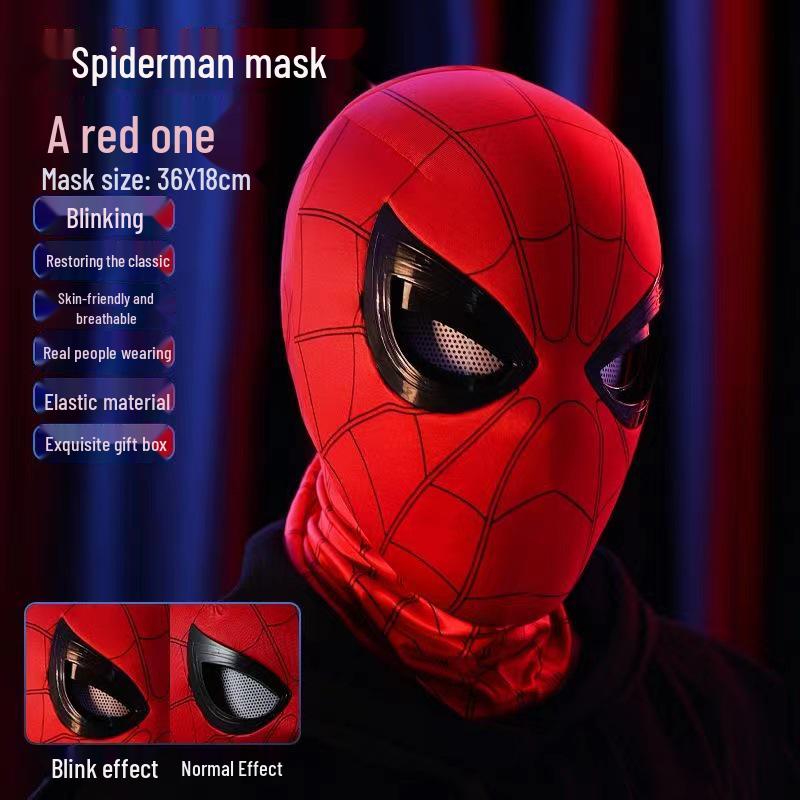 Luminous Blinking Venom Spider-Man Mask for Adults & Kids