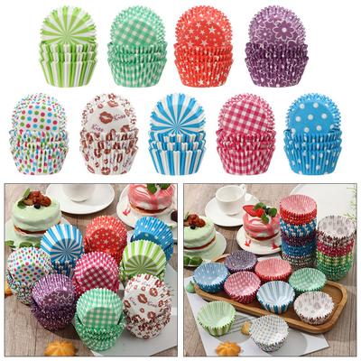 Oil Proof Cup Contain Party Tray Muffin Box Cake Mold Baking Tools CupCake Paper Holder