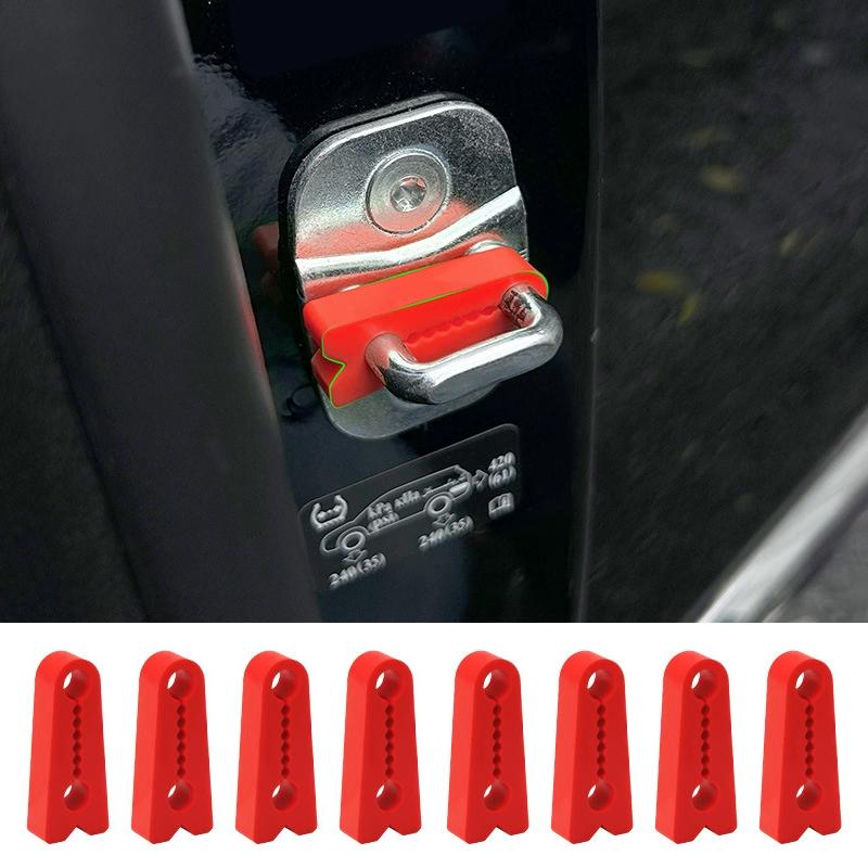 

8Pcs Sound Damper Car Door Lock Buffer Universal Deadener Seal Shock-Absorbing Protector