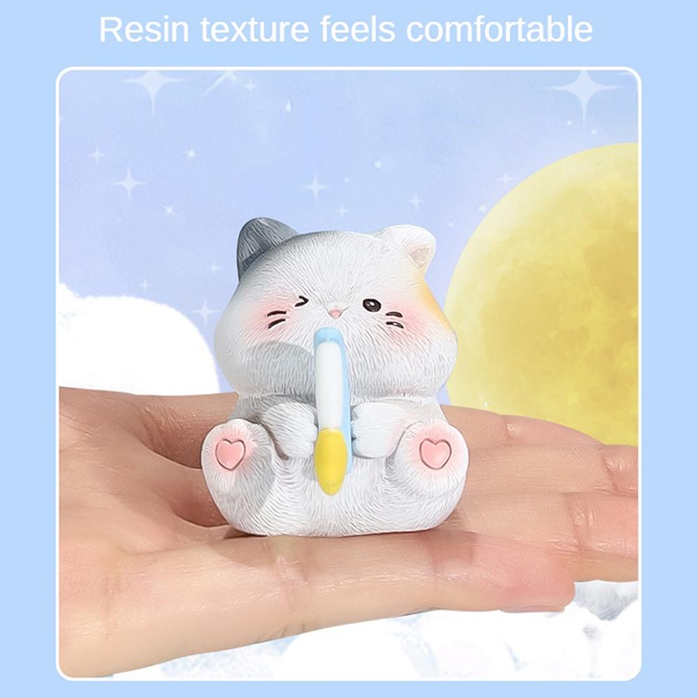 Cat Decoration Unique Cute Accessories Vivid Details Exquisite Craftsmanship Desktop Decoration Micro Landscape Funny And Cute