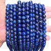 Natural Lapis Lazuli Loose Beads for DIY Jewelry, 5A Afghan Semi-finished Products