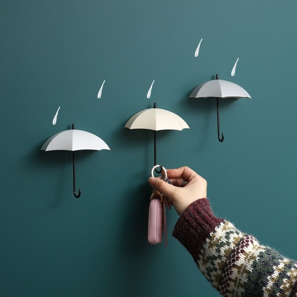 

Durable Self-adhesive Cute Wall Decor Hooks Kitchen Supplies Hanger 1