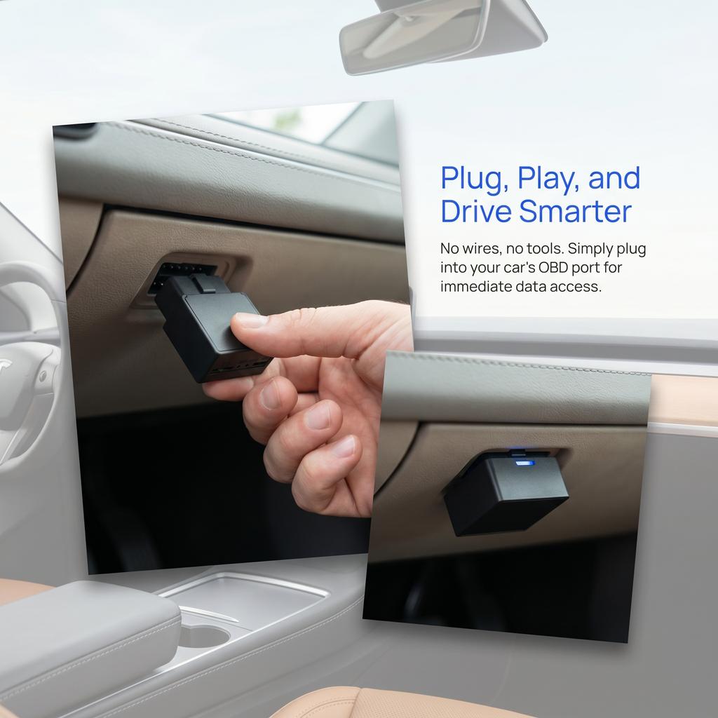 4G OBD2 GPS Tracker Plug Play Vehicle Anti-Theft System with Multi-mode Positioning Geo-fence Alarm And ACC Detection