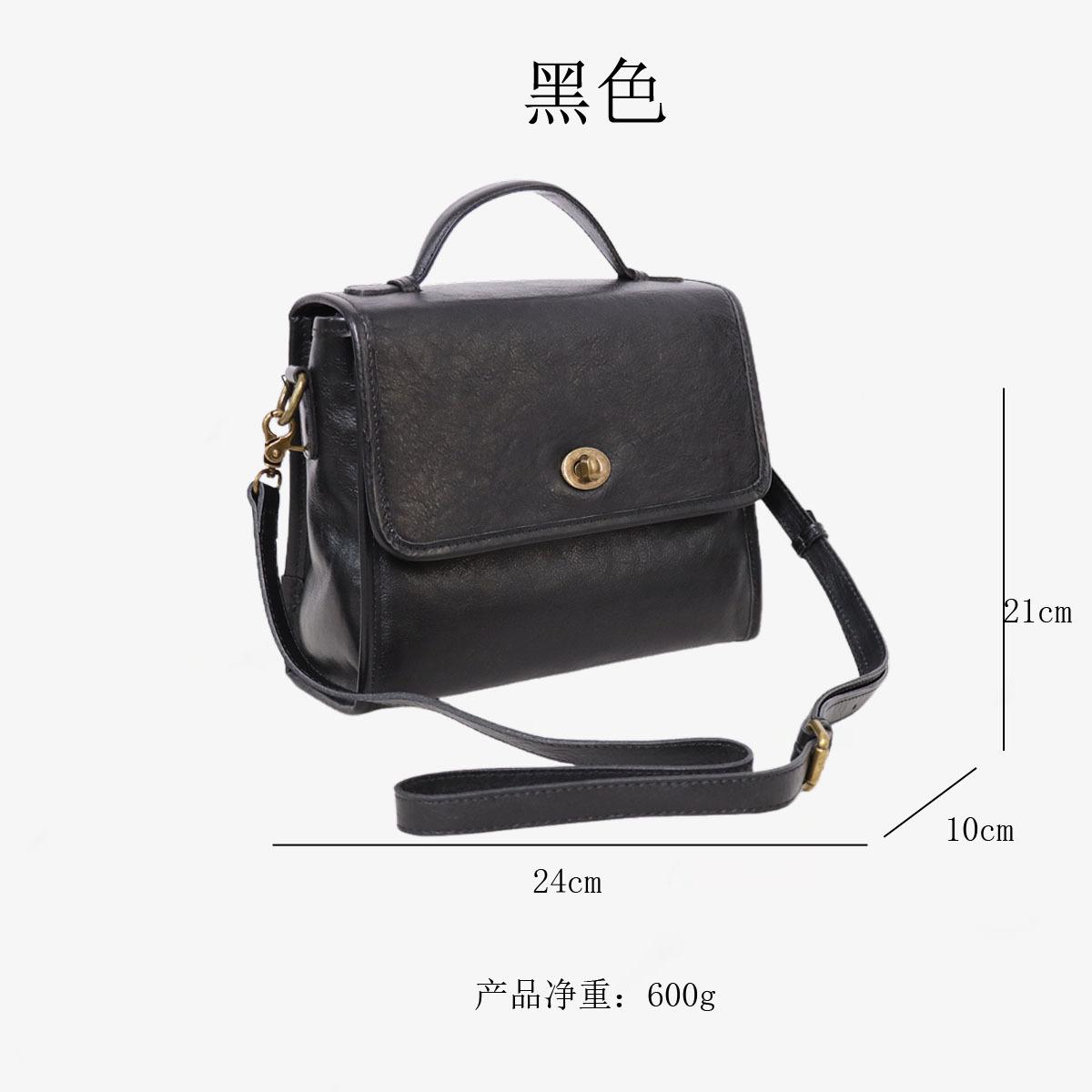 

Nasman новый китайский ретро дизайн портфель в стиле почтальона, первый слой коровьей кожи растительного дубления, портативная сумка-мессенджер чёрный