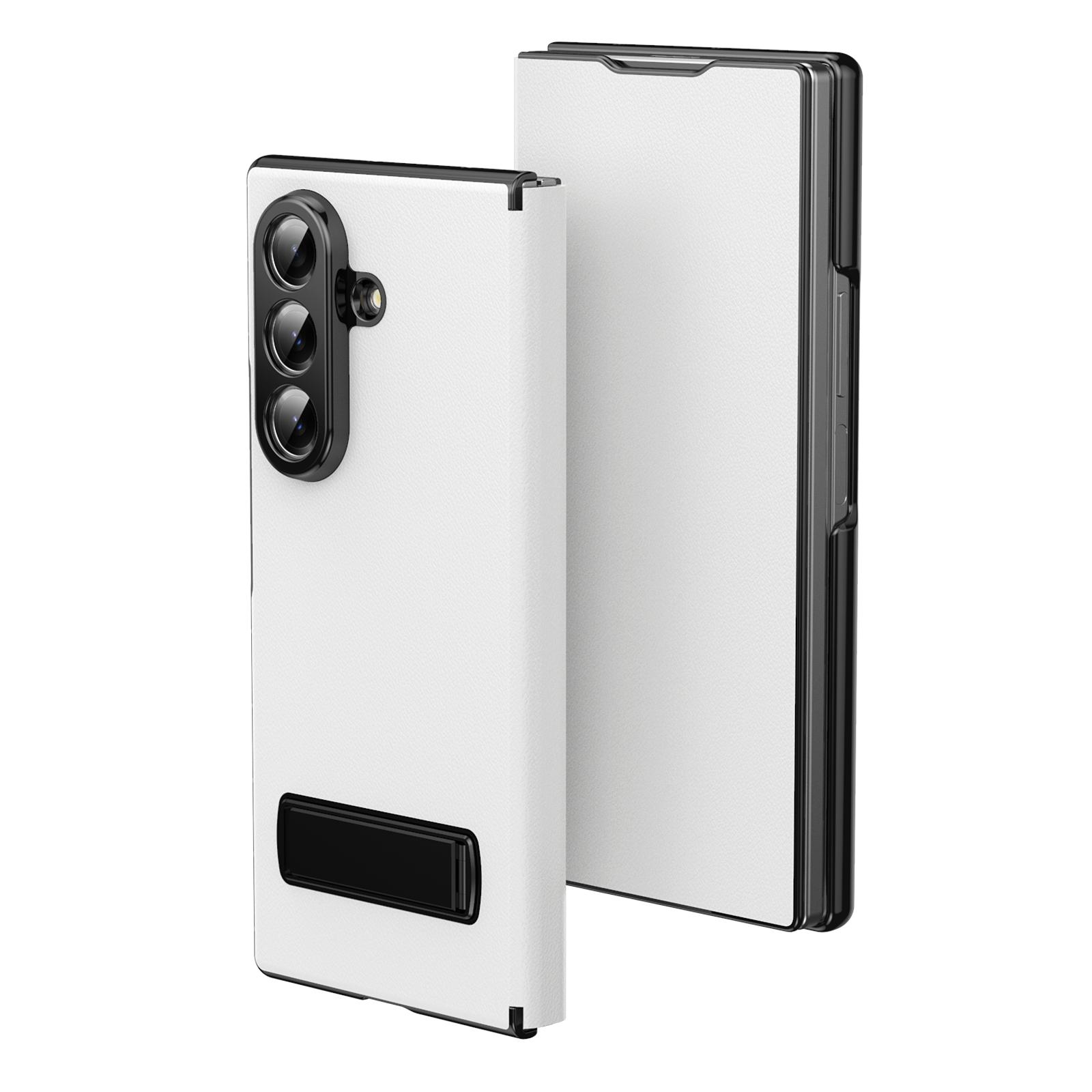 

Magnetic Adsorption Flip Leather Case For Samsung Galaxy Z Fold 7 6 5 4 With Kickstand Holder Business Style Galaxy Z Fold7