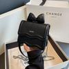 Versatile Chain Bag Women's New Fashion Small Square Bag Bow Messenger Bag