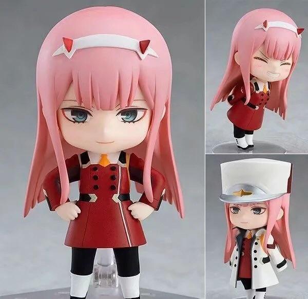 Q Version Anime Girl Figure: Cute, Beautiful, Replaceable Face Toy Ornament - Ideal Birthday Gift
