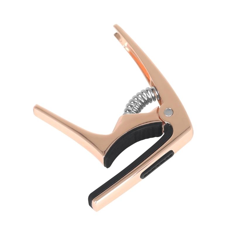 Guitar Capo Tone Clip with 3 Plectrums for Acoustic Electric Guitar Bass Ukulele