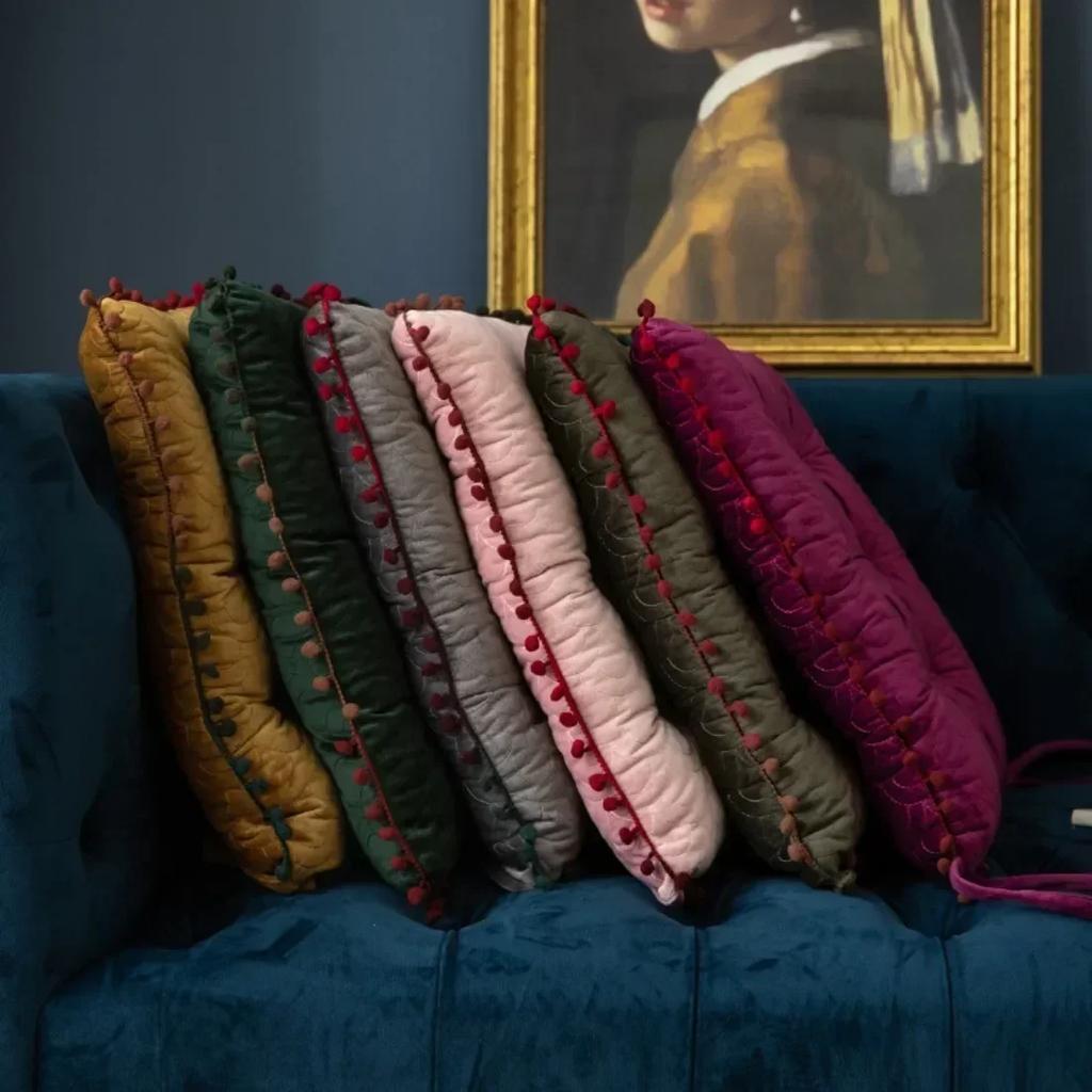 Round Cushion Home Decorative Sofa Cushion Bed Chair Floor Coussin Soft Seat Pillow Pad Murakami Pillow / Floor Cushion