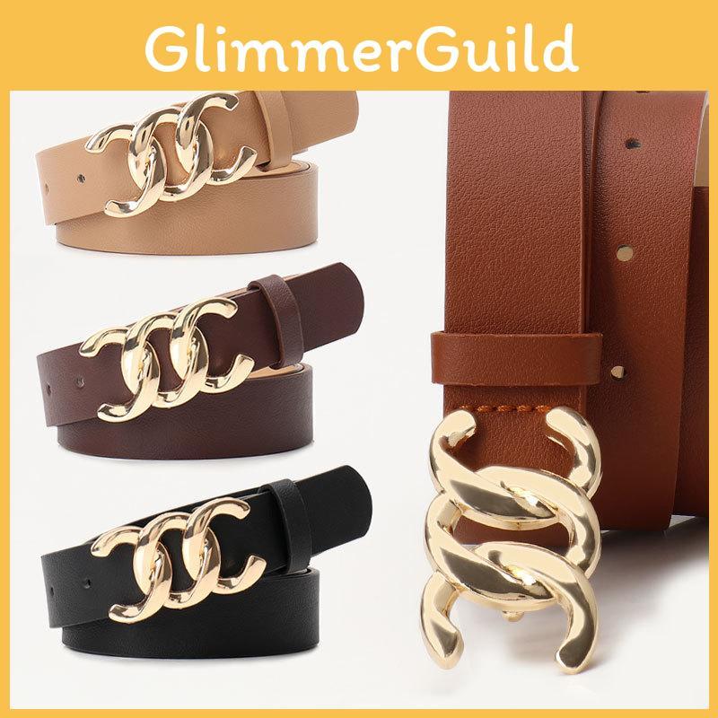 Womens Highend Business Leather Belt With Alloy Buckle For Office Chic Dress And Denim