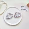 Glitter Solid Color Cloud Small Fresh Mobile Phone Holder Desktop Airbag Retractable Magnetic Paste Wind Female Ring