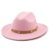 Wool Top Hat, European, American Autumn and Winter Retro Gentleman and Gentleman, Jazz, Flat Brim, Felt, Upturned Edge, Big Eaves Hat