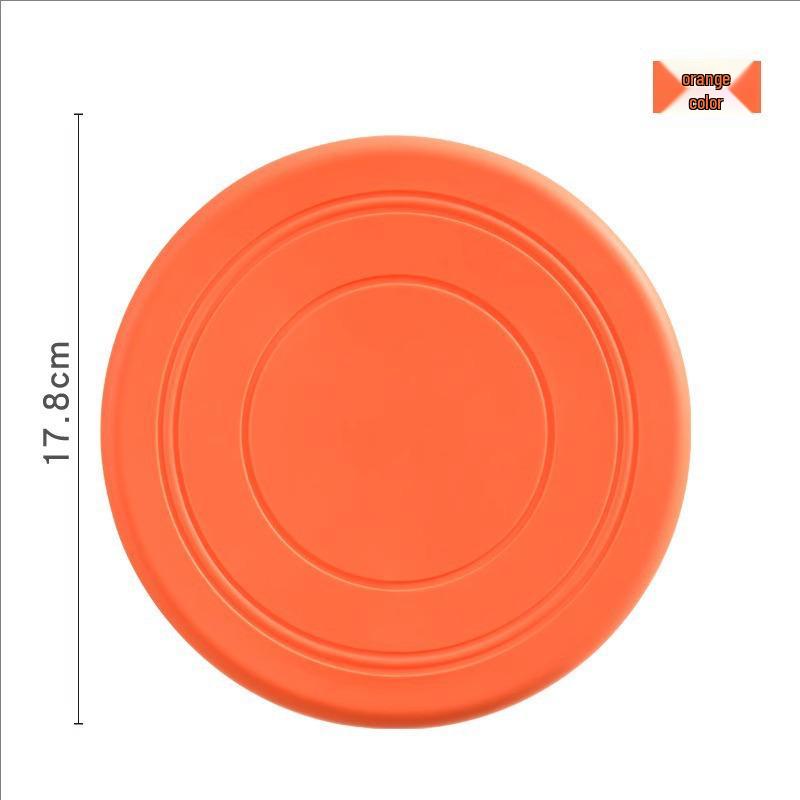Dog Frisbee: Durable Bite-Resistant Flying Disc Toy for Training, Teething, and Interactive Play to Relieve Boredom
