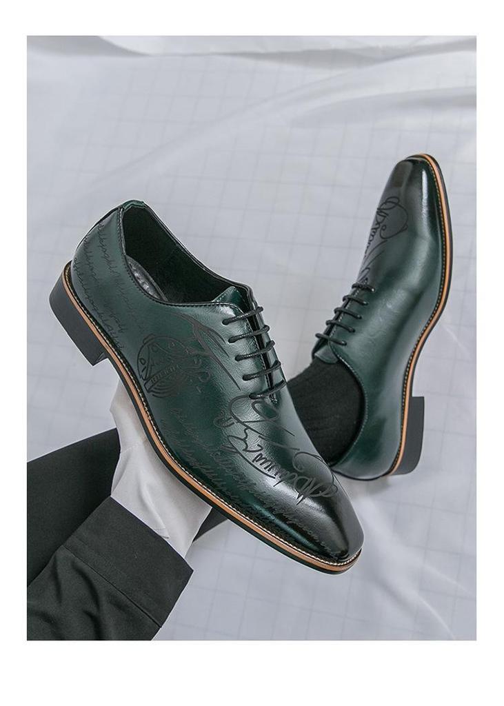 Men's British-Style Leather Shoes - Spring/Autumn 2026 Collection, Casual Large Size Business Footwear