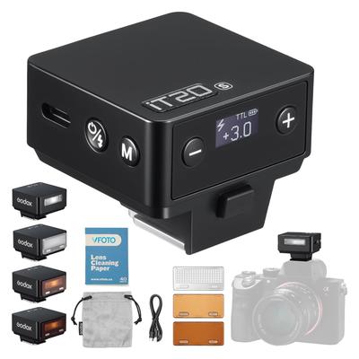 Authorized The Godox iT20 S Supports TTL Auto Flash and Manual Features Flash Exposure Compensation Speed Fine and a Power Range Speed Fine It