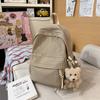 Schultasche Campus Schultasche Damen Koreanische Ausgabe ins Einfacher Karierter Rucksack Highschool-Schüler Große Kapazität Freizeit Reise Rucksack