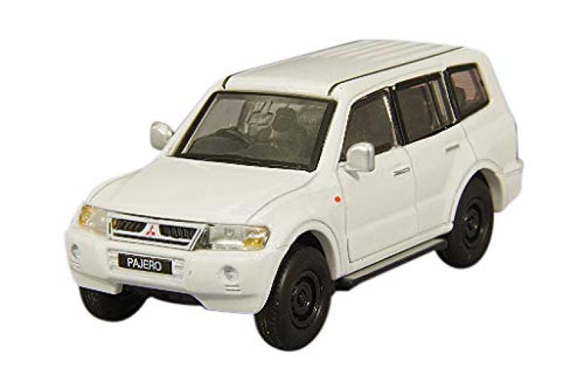 BM CREATIONS Mitsubishi Pajero 2003 White RHD Finished Product 1/64