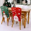 Festive Snowman Checkered Chair Cover For Merry Christmas Celebrations Dcor And