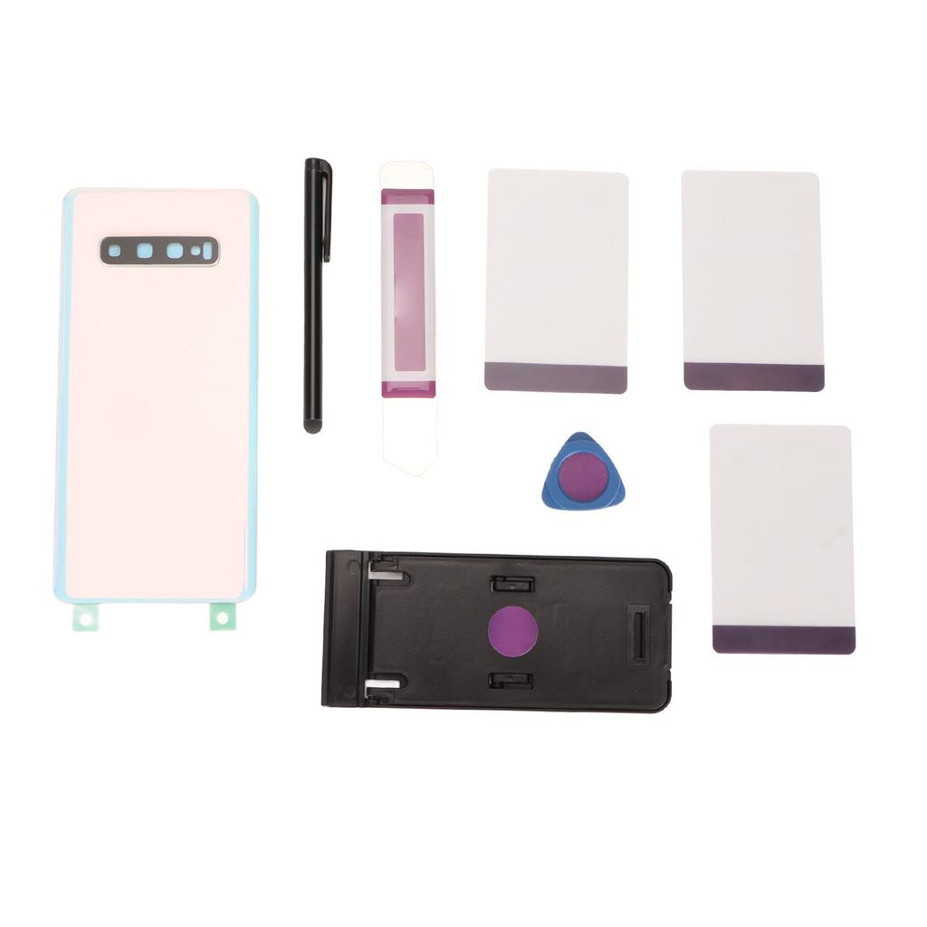 Rear Back Glass Cover Housing with Pre Installed Camera Lens Tape Touch Pen Phone Holder