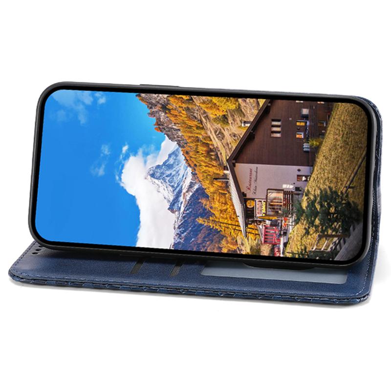 For Xiaomi Redmi Note 13 Pro+ 5G Leather Case Wallet Flip Cover Rhombus Pattern