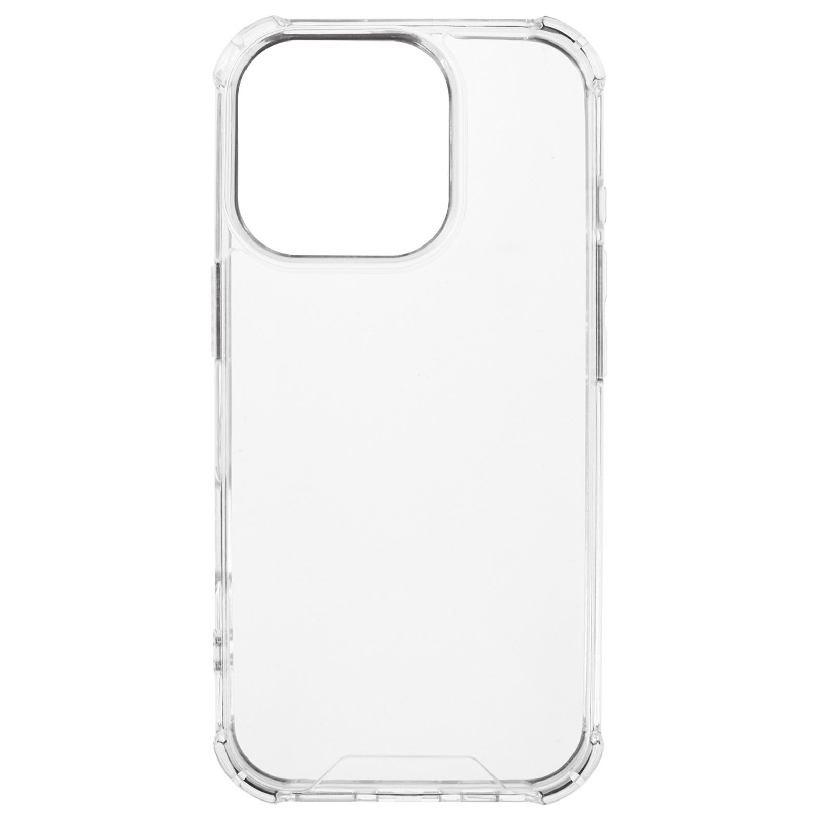 

For iPhone 16 Pro Max Case Drop Protection Acrylic+TPU Clear Phone Cover A