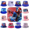 Cartoon Kids Fishing Hat With Sun Protection In Cars Stitch Spiderman And More!