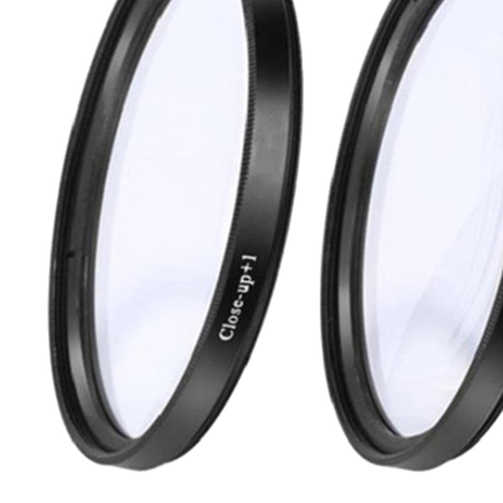 Homyl Filter Kit 1 2 4 10 Macro Conversion Lens with Lens Filter Pouch for Digital Camera Professionals 67mm 4-Piece Close-Up + + + + -