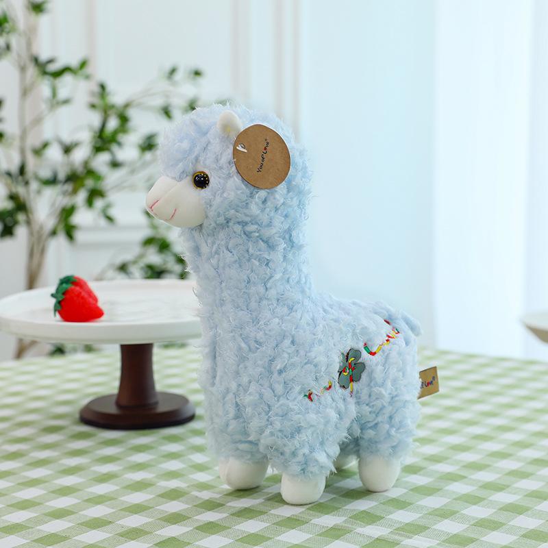 Cute alpaca doll lamb pendant plush toy grab machine doll zoo event gift