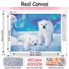 Full Square/round Diamond Painting Embroidery Polar Bear Home Decor Mosaic Cross Stitch Arctic Animal Wall Sticker