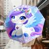 1pc Unicorn Fantasy Pattern Umbrella Design Automatic Opening and Closing Umbrella, High-quality Travel Umbrella,  c1128268