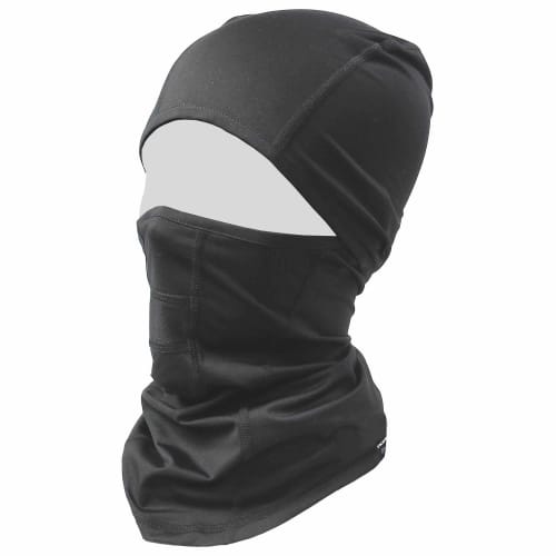 North Peak Balaclava Face Mask/Balaclava [Antibacterial/Far-Infrared Absorbing Microparticles] [Thin Type] NP-6391 One Size Fits All, Black