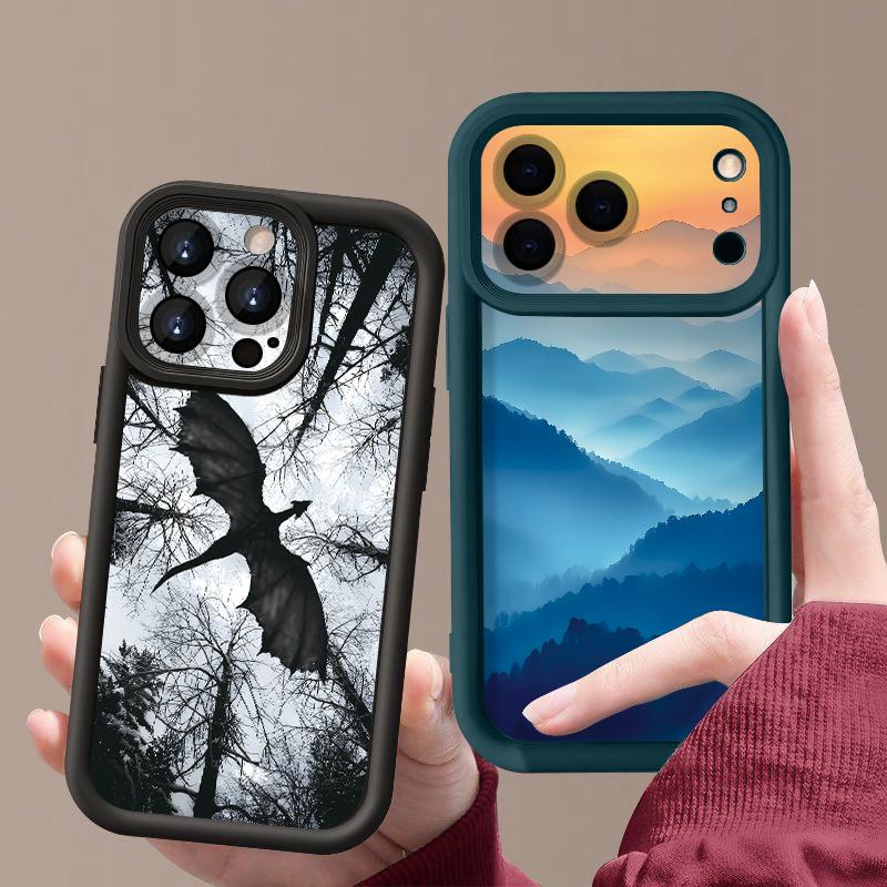 Summer Beach Scenery Collage Case For iPhone 18 Pro Max Shockproof Bumper Soft Silicone Cover For iPhone 17 16 15 14 13 Pro Max 17E