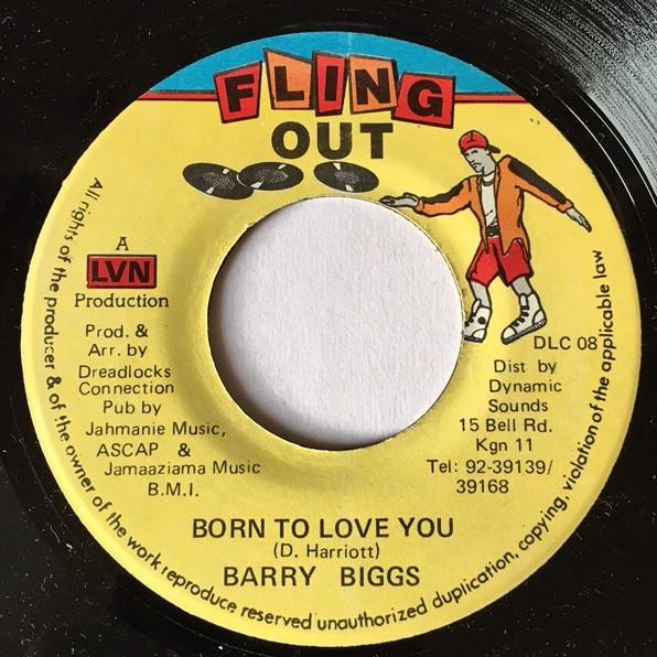 

7inch Record BARRY BIGGS JOHN SIR RAPHAEL AL Born To Love You Born To Love Dub DLC08 Fling Out 1994 Jamaica Reggae Ska Dub Used