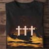 Crosses Band Collection Gift For Fan Black Cotton T Shirt  Unisex T-Shirt