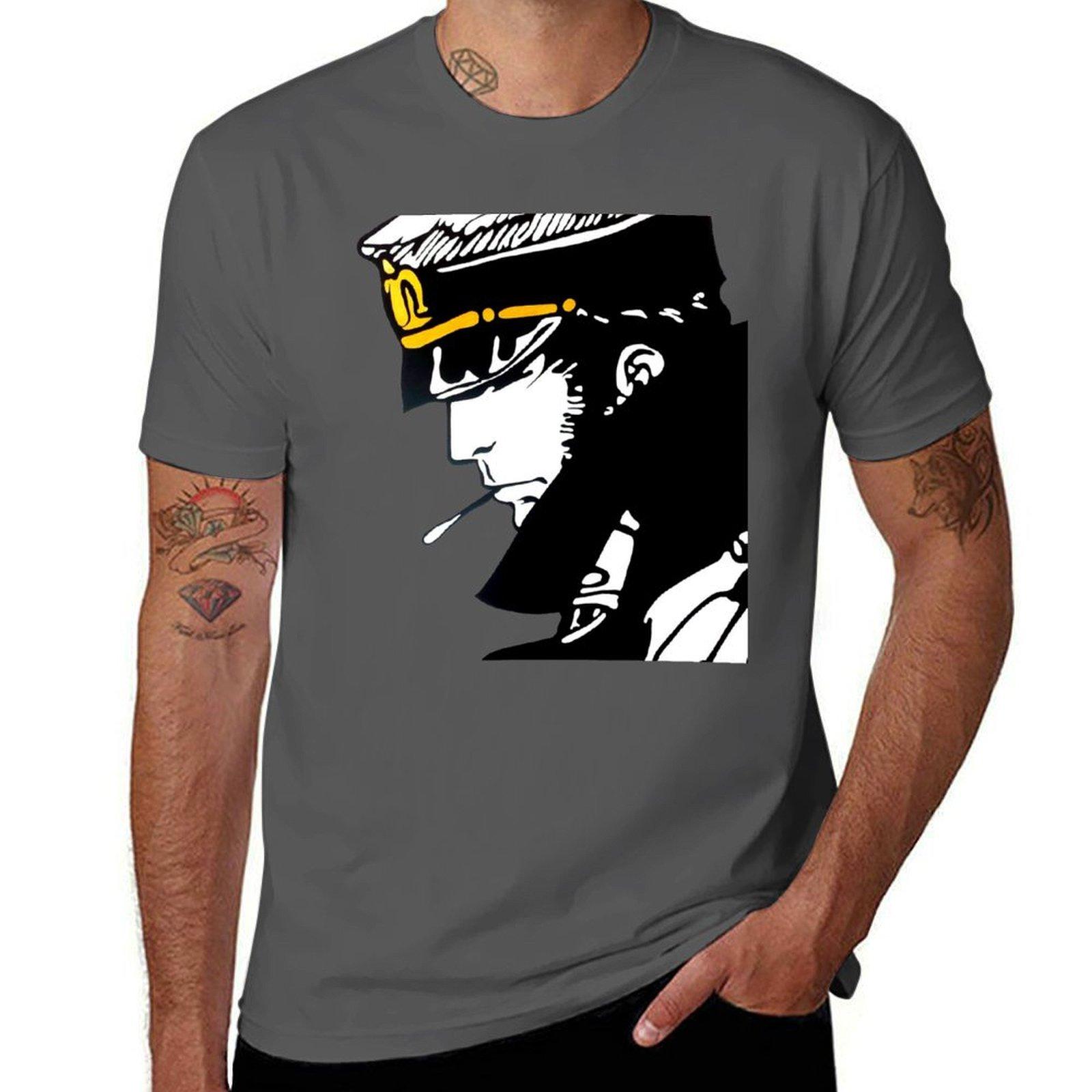 

Corto Maltese - Iconic Figure T-Shirt t shirts for man pack cotton t shirt for man T-Shirt L