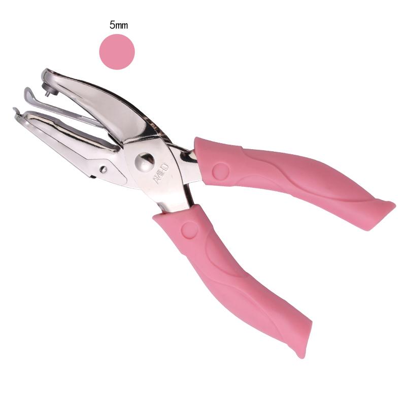 1 PC Metal Single Hole Hand-held Punch Hole Punch Pliers Hole Punch Cardmaking Handicraft Tool Jewelry DIY Scrapbooking Plier