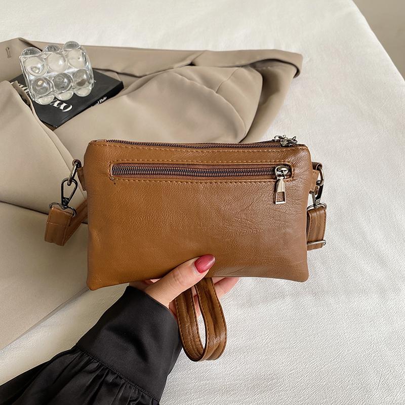 Women's Small Square Bag With Diamonds Shoulder Crossbody Bag