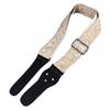 Guitar Strap Embroidery Widened Adjustable Shoulder Strap with Picks for Acoustic Electric Guitar