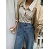 Cloud Long, Retro Personalized Spring Jeans Women's Wide-leg Pants New Drape Trousers Spot