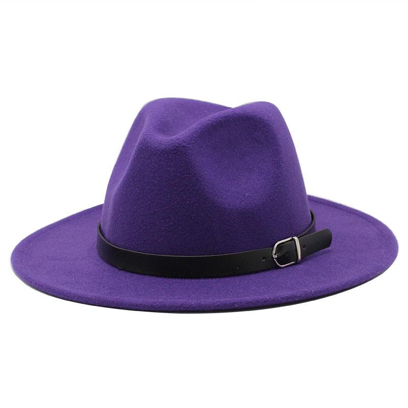 Unisex Wool Felt Top Hat With Wide Brim For Formal Events And Gift Giving